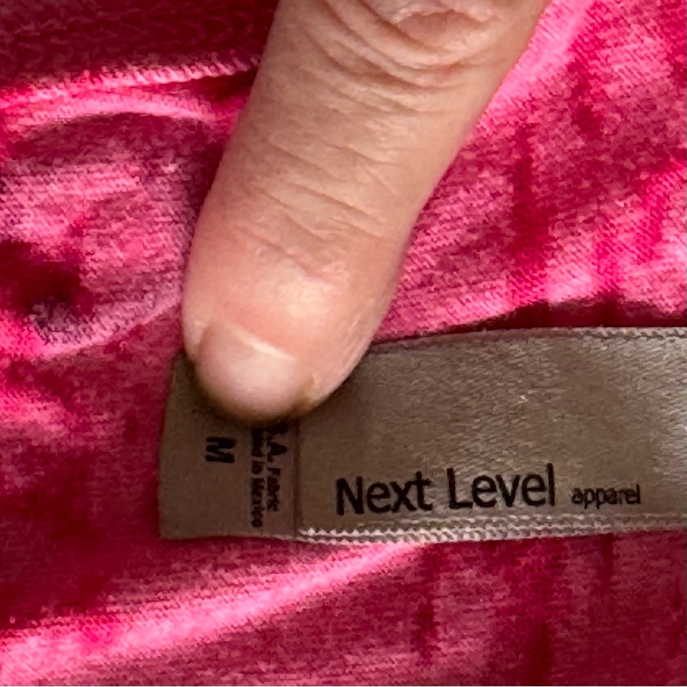 Next Level Apparel Ladies Hot Pink Racerback Tank Top Size Medium Athletic Shirt - Picture 3 of 7